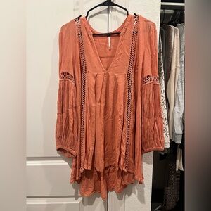 Free People Women's Terracotta Tunic Top